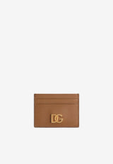 Dolce & Gabbana DG Logo Woven Cardholder Brown BI0330 AK274 8Z093