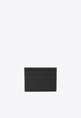 Dolce & Gabbana Logo Plaque Leather Cardholder Black BI0330A1001/S_DOLCE-80999