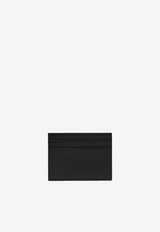 Dolce & Gabbana Logo Plaque Leather Cardholder Black BI0330A9S25/S_DOLCE-80999