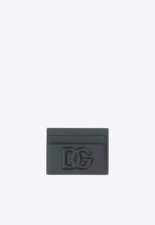 Dolce & Gabbana DG Logo Leather Cardholder Black BI0330_AG081_80999