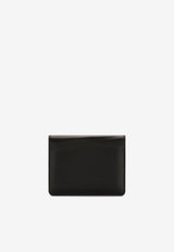 Dolce & Gabbana DG Logo Calf Leather Wallet Black BI1211 AG081 80999