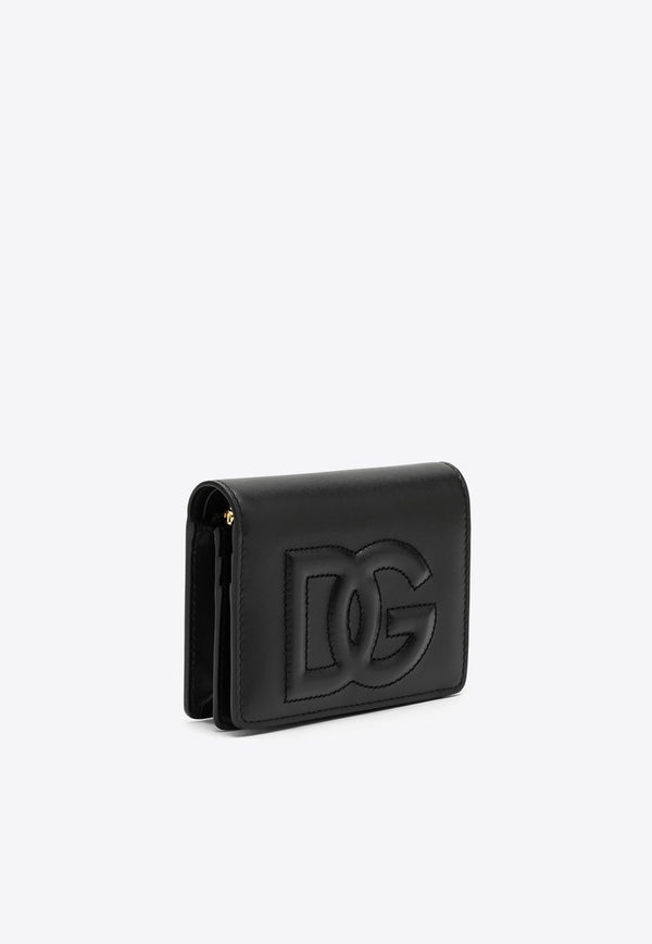 Dolce & Gabbana Logo-Embossed Leather Cardholder BI1211AG081/O_DOLCE-80999