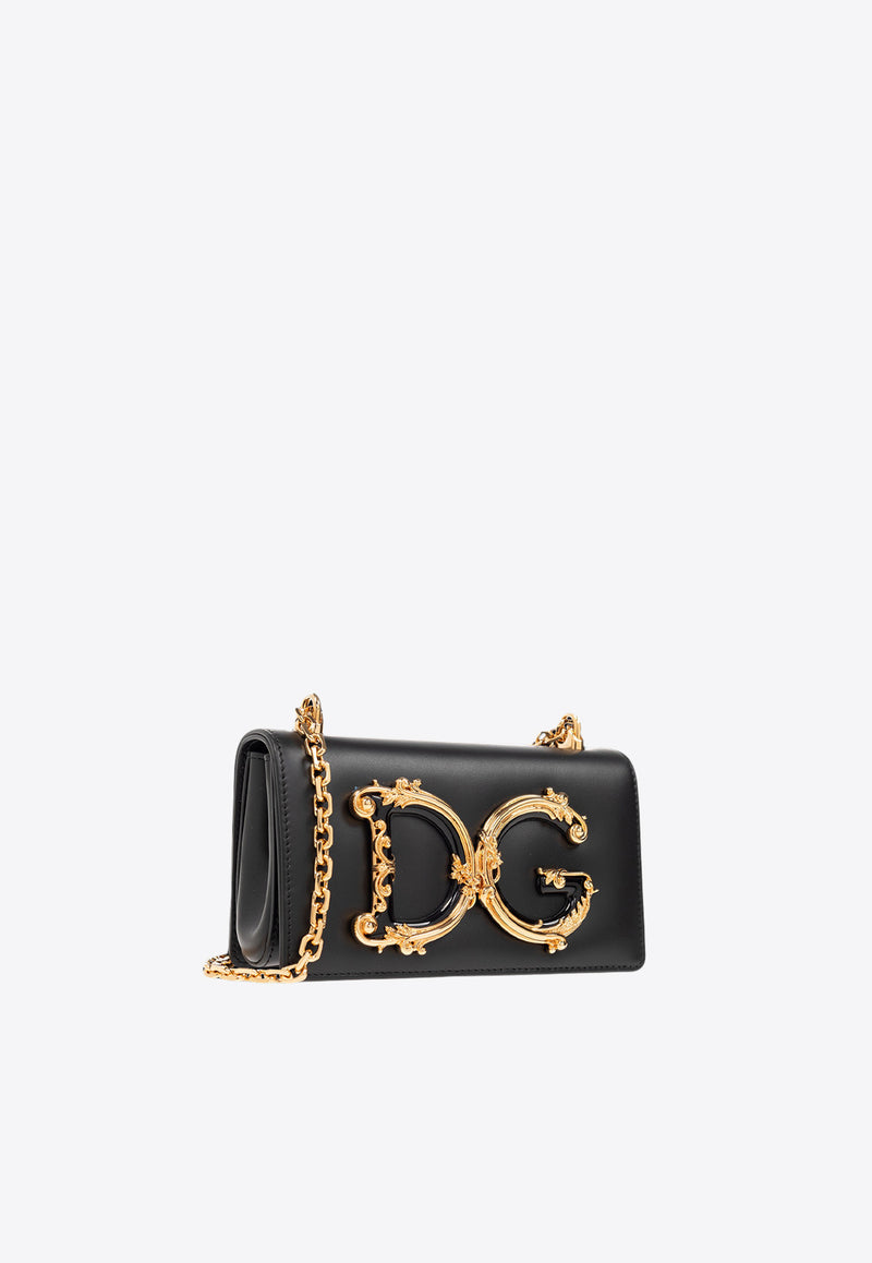 Dolce & Gabbana DG Girls Calf Leather Crossbody Bag Bags Color