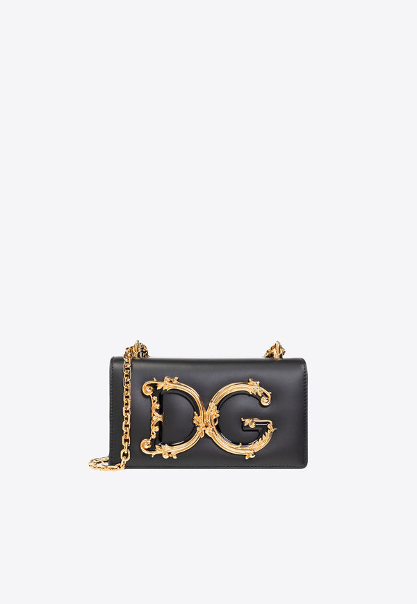 Dolce & Gabbana DG Girls Calf Leather Crossbody Bag Bags Color