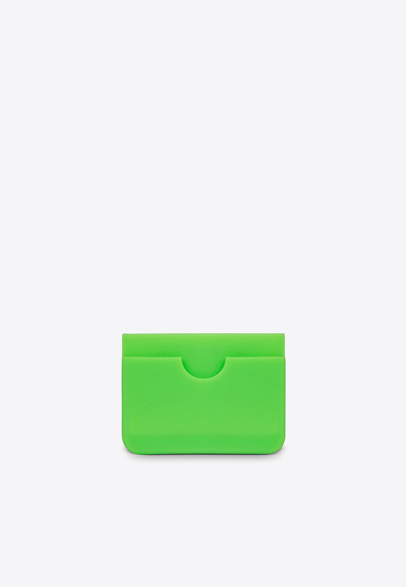 Dolce & Gabbana DG Logo Embossed Cardholder Fluo Green