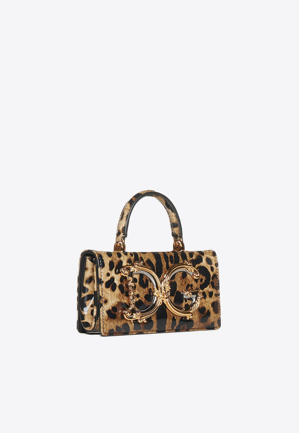 Dolce & Gabbana DG Girls Leopard Print Top Handle Bag Bags Color