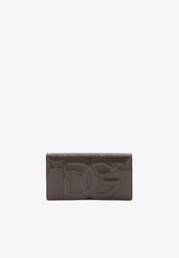 Dolce & Gabbana DG Logo Patent Leather Clutch Bags Color