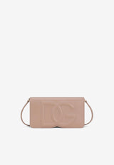 Dolce & Gabbana DG Logo Clutch Bag in Calf Leather Blush BI3279 AG081 80402