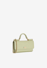 Dolce & Gabbana Dauphine Calfskin Top Handle bag Green BI3280 A1001 80527