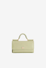 Dolce & Gabbana Dauphine Calfskin Top Handle bag Green BI3280 A1001 80527