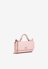 Dolce & Gabbana Dauphine Calfskin Top Handle bag Pink BI3280 A1001 8H402