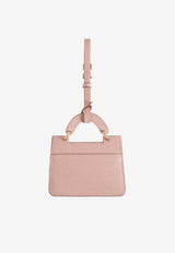 Dolce & Gabbana Dauphine Calfskin Cardholder with Strap Pink BI3401 A1001 8H402
