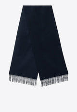 Destin Fringed Cashmere Scarf Blue BIVSCWS/P_DESSR-BLU