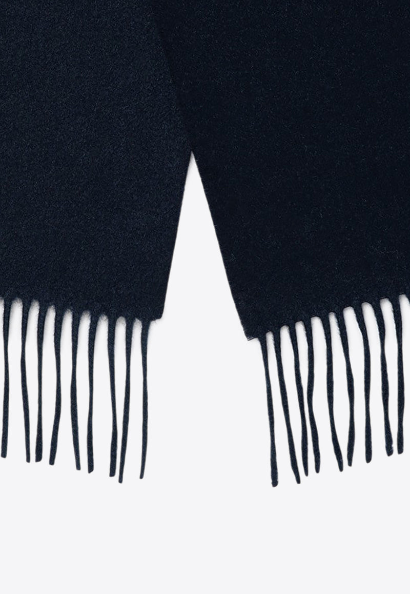 Destin Fringed Cashmere Scarf Blue BIVSCWS/P_DESSR-BLU