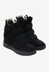Isabel Marant Bekett High-Top Wedge Sneakers  Black BK0010FAB3E04S/S_ISAMA-BKMD