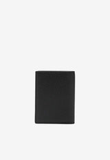 Givenchy Logo Stamp Grained Leather Wallet Black BK608MK213/S_GIV-001