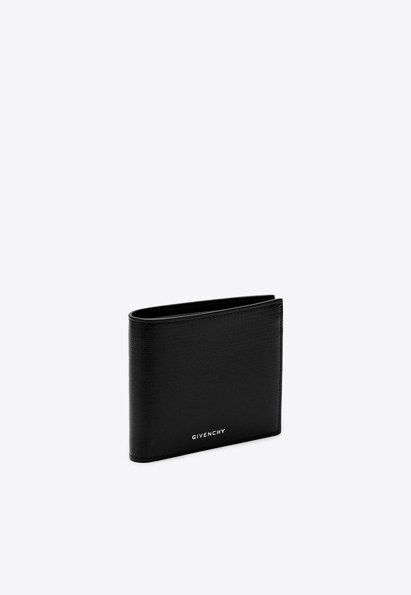 Givenchy 4G Leather Bi-Fold Wallet BK608NK1T4/P_GIV-001 Black