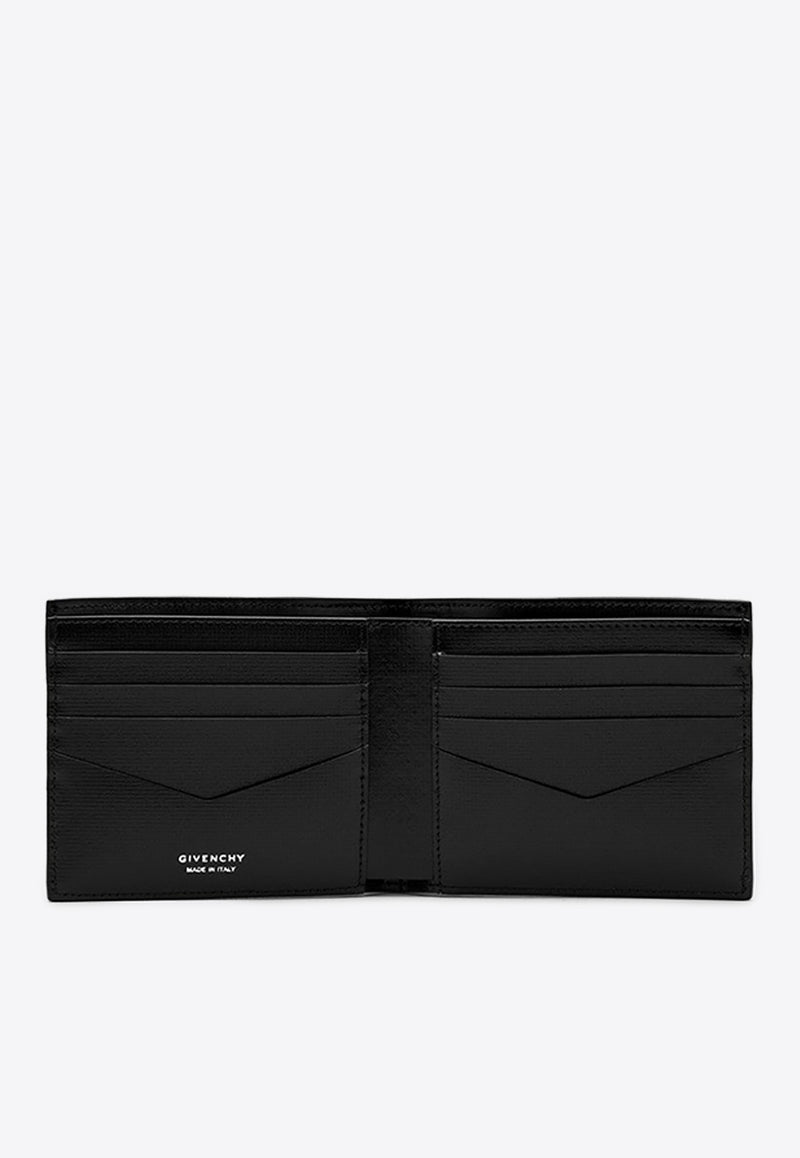 Givenchy 4G Leather Bi-Fold Wallet BK608NK1T4/P_GIV-001 Black