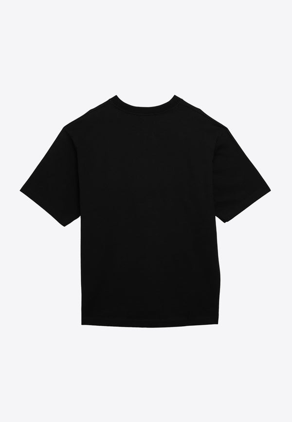 Acne Studios Gel Patch Logo T-shirt Black BL0389CO/O_ACNE-900