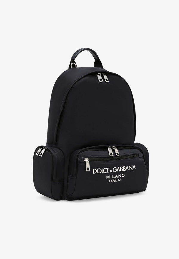 Dolce & Gabbana DG Milano Sicilia DNA Backpack Black BM2197 AG182 8B956