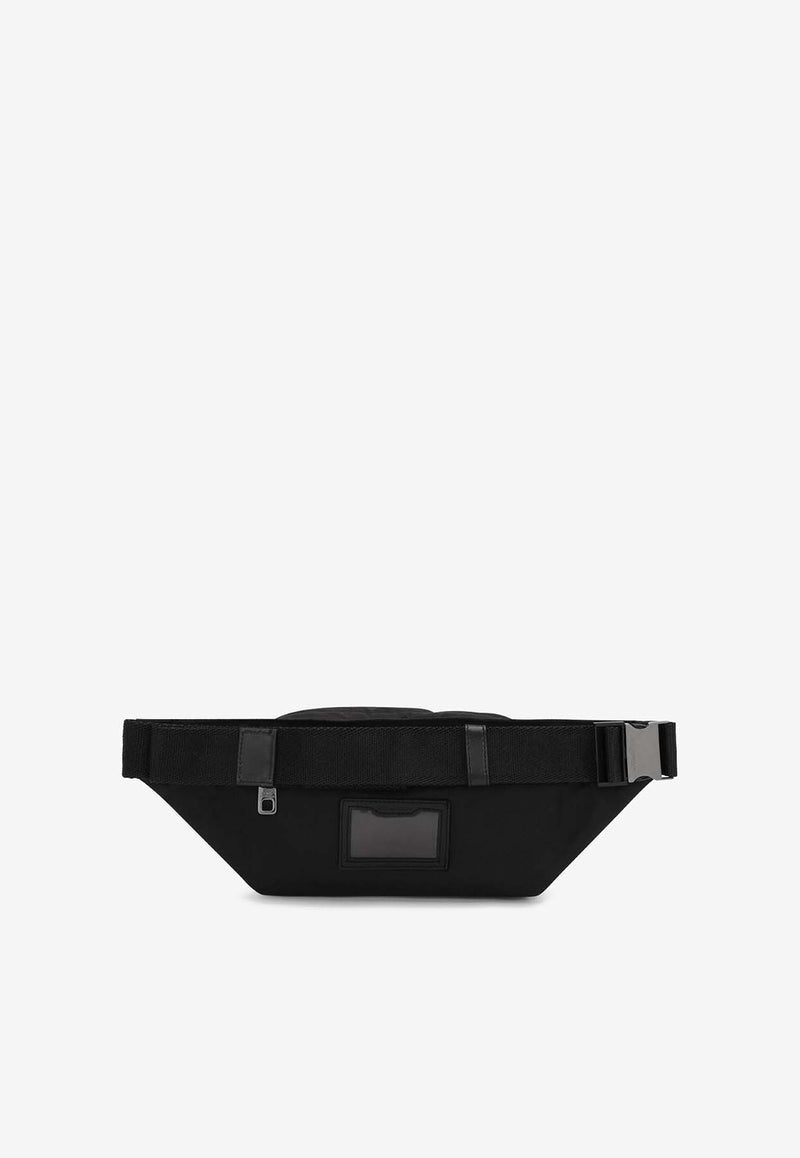 Dolce & Gabbana Small DG Milano Sicilia DNA Belt Bag Black BM2218 AG182 8B956
