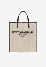 Dolce & Gabbana Small Logo Canvas Tote Bag BM2259 AN233 80718 Beige