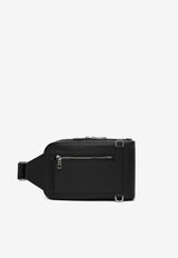 Dolce & Gabbana DG Milano Calf Leather Belt Bag Black BM2264 AG218 80999