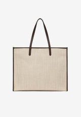 Dolce & Gabbana Large Logo Canvas Tote Bag BM2274 AN233 80718 Beige