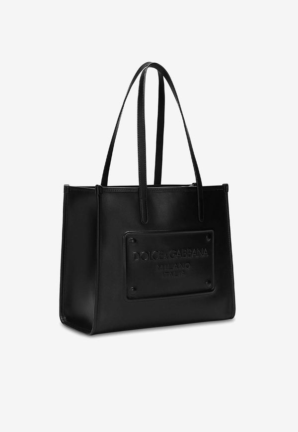 Dolce & Gabbana Medium DG Milano Top Handle Bag Black BM2304 AG218 80999
