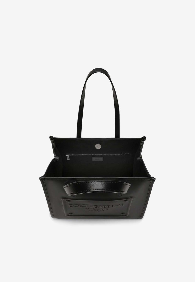 Dolce & Gabbana Medium DG Milano Top Handle Bag Black BM2304 AG218 80999