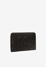 Dolce & Gabbana Large Leather Pouch BM2337 A8034 80999 Black