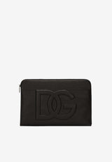 Dolce & Gabbana Large Leather Pouch BM2337 A8034 80999 Black