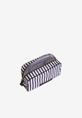 Dolce & Gabbana Logo Patch Striped Pouch Bag Purple BM2500 AY192 89951