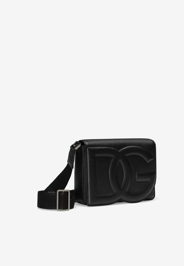 Dolce & Gabbana Medium DG Logo Crossbody Bag Black BM3004 A8034 80999