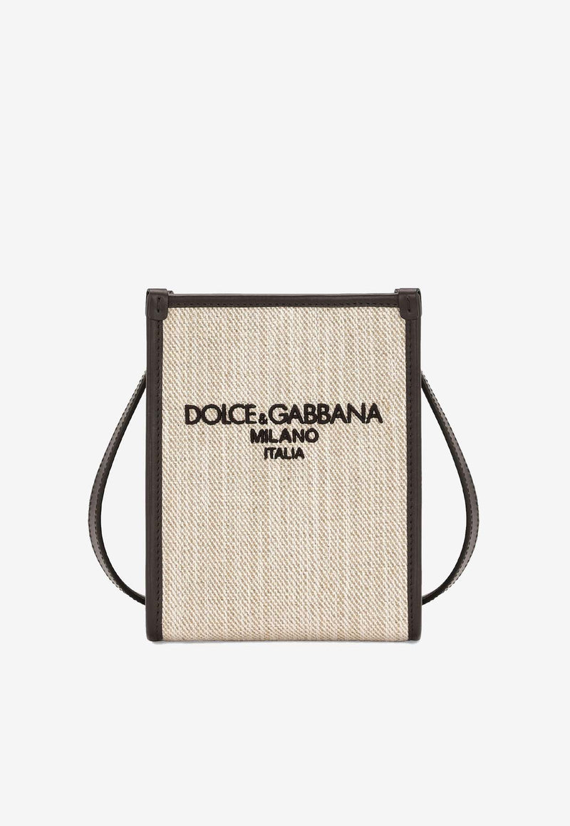 Dolce & Gabbana Small Canvas Shopper Bag BM3025 AN233 80718 Beige