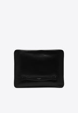 Dolce & Gabbana Soave Nappa Leather Pouch Bag Black BM3049AF984/P_DOLCE-80999