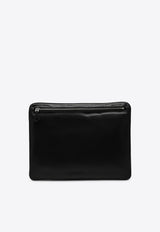 Dolce & Gabbana Soave Nappa Leather Pouch Bag Black BM3049AF984/P_DOLCE-80999