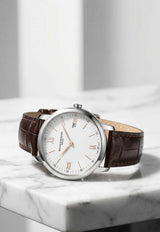 Baume & Mercier Classima 10415 42mm Quartz Watch Silver BMC1041542QW_TH