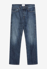 Givenchy Straight-Leg Washed Jeans Blue BM51MK516L/R_GIV-401
