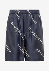 Givenchy Shadow Print Bermuda Short Blue BM51MT1673410_22ad850c-0c80-411f-923f-63aec989cfff