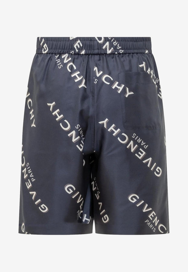 Givenchy Shadow Print Bermuda Short Blue BM51MT1673410_22ad850c-0c80-411f-923f-63aec989cfff