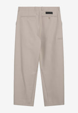 Straight-Leg Casual Pants