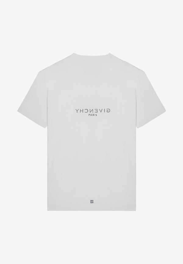 Givenchy Reverse Logo Oversized T-shirt BM71533Y6B/P_GIV-100 White