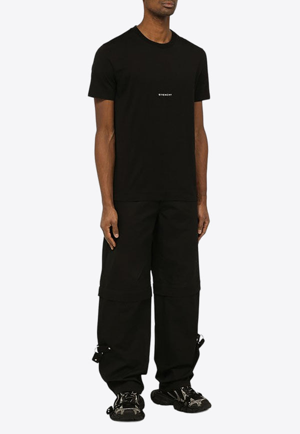 Givenchy Logo Short-Sleeved T-shirt BM71F83Y6B/O_GIV-001 Black