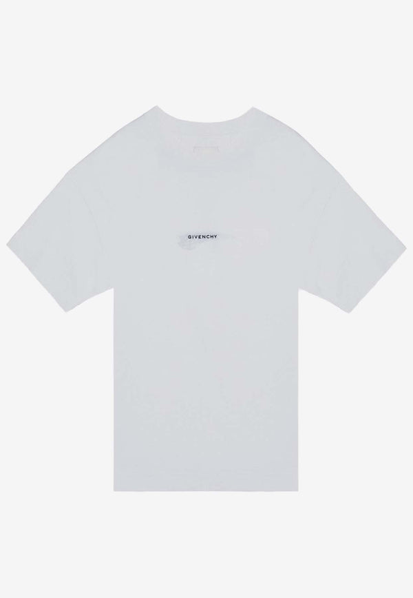 Givenchy Crewneck Logo T-shirt White BM71JA3YN1/P_GIV-100