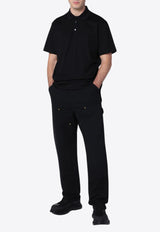 Givenchy 4G Embroidered Polo T-shirt Black BM71KR3YCD/Q_GIV-001