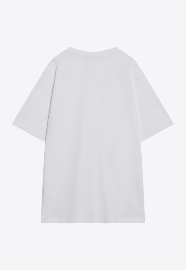 Givenchy Logo Patch Crewneck T-shirt White BM71NK3YRP/R_GIV-100