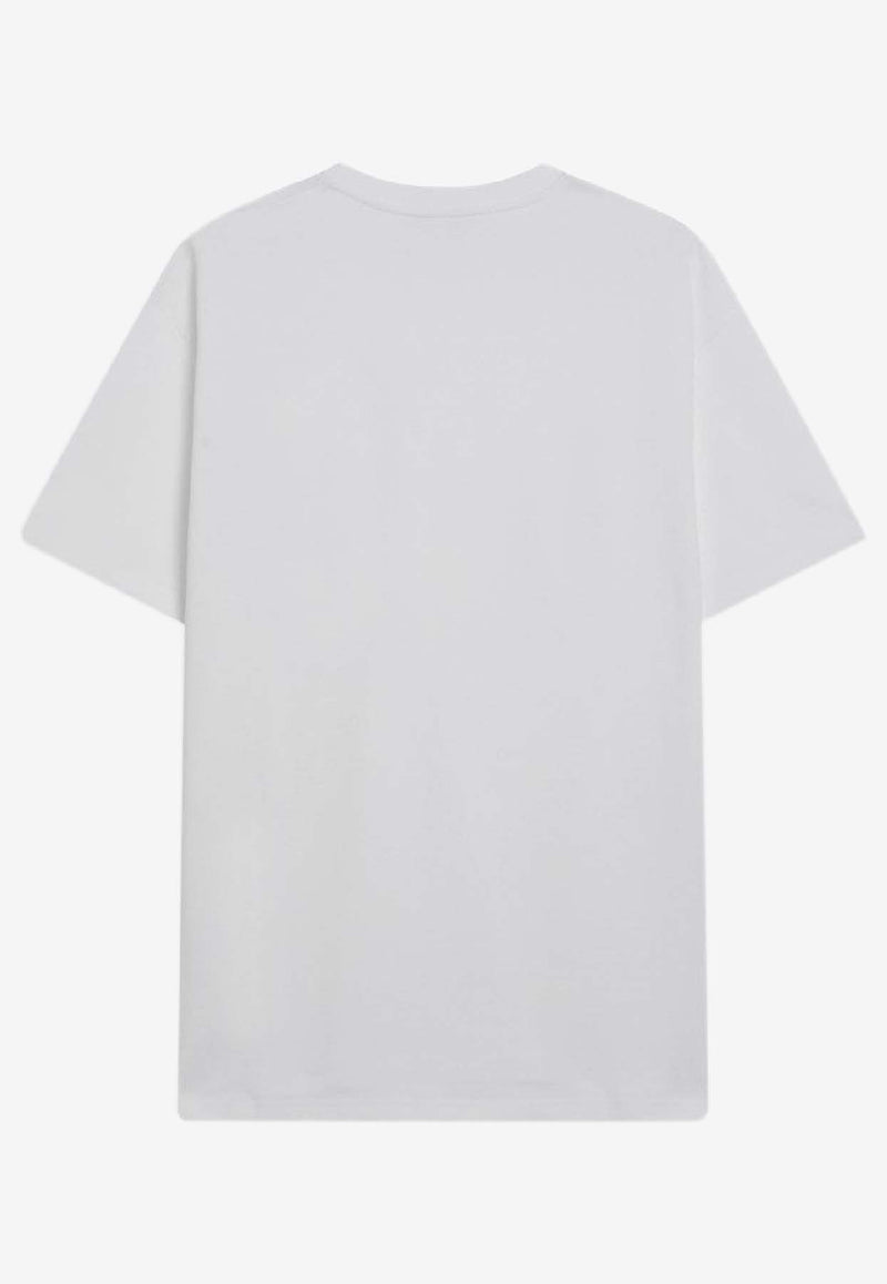 Givenchy Jacquard Logo T-shirt White BM71NK3YSF/S_GIV-100