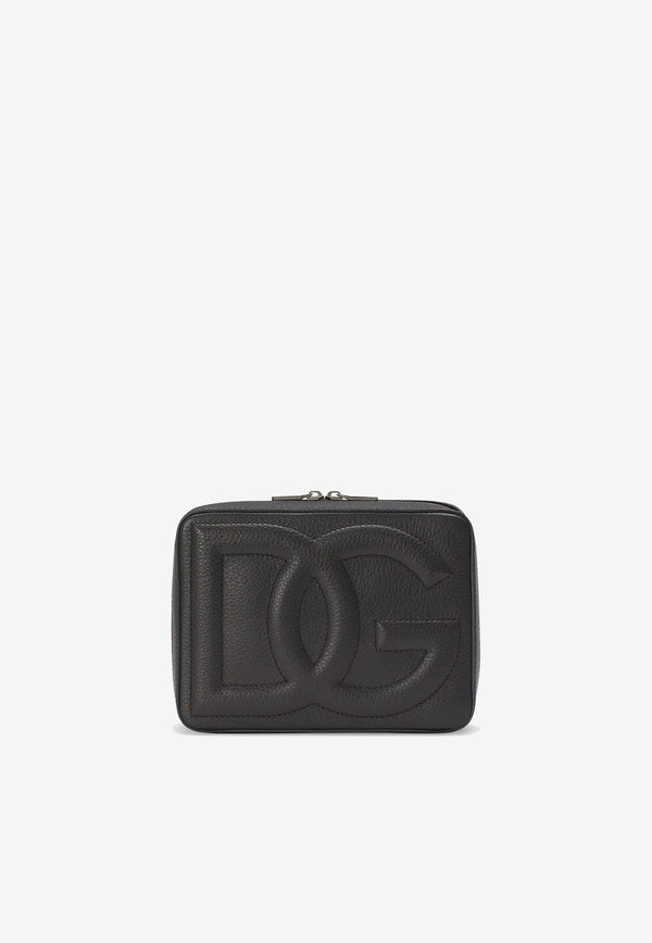 Dolce & Gabbana Medium DG Logo Camera Bag Gray BM7290 A8034 80748