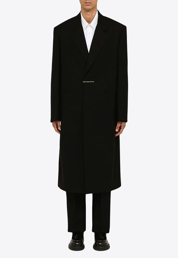 Givenchy Wool Tailored Long Coat BMC07E14XM/N_GIV-001